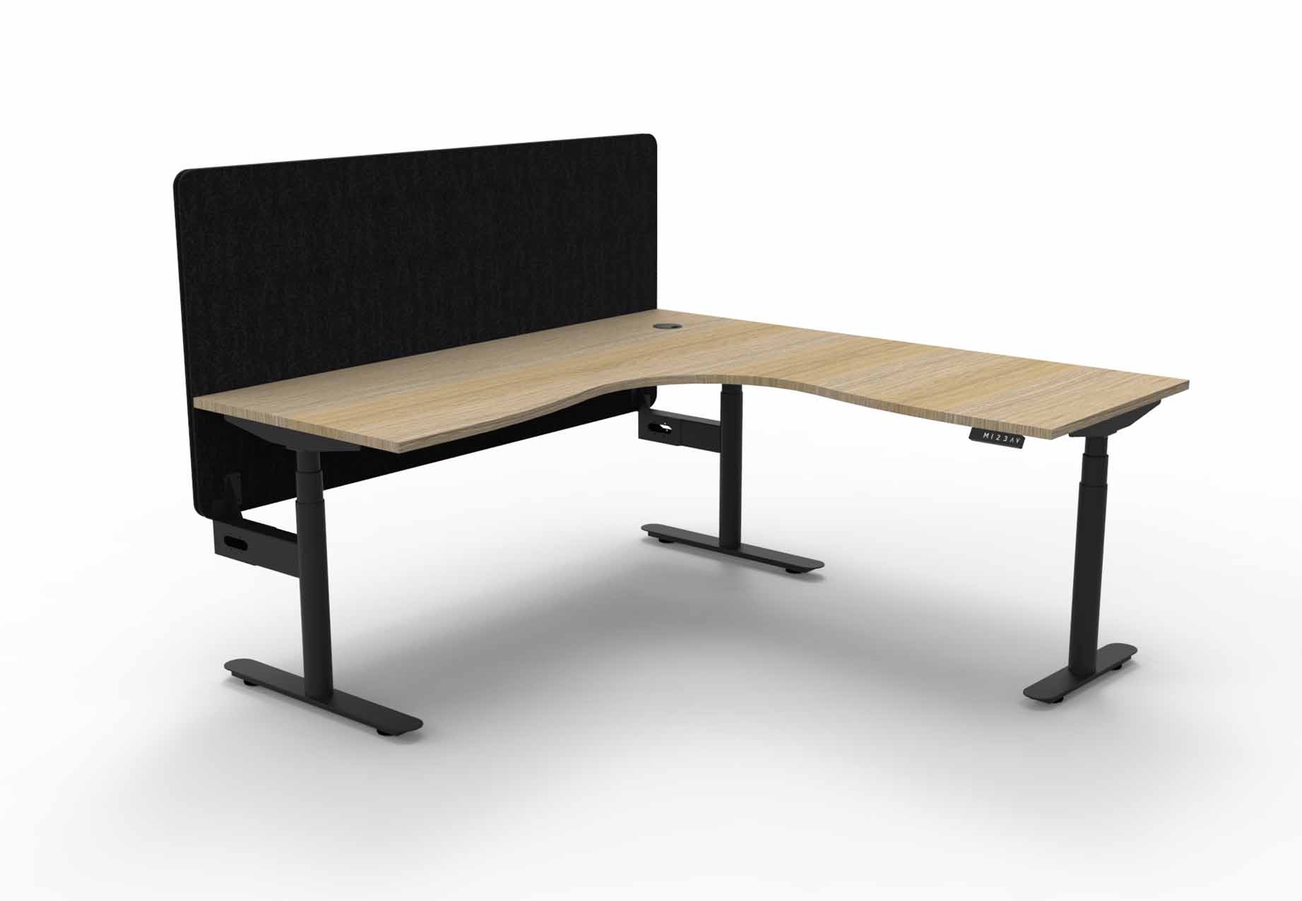 Halo+ Corner Workstation -  with Eco Screen
